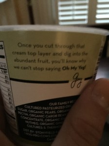 Seriously, no one says that. 